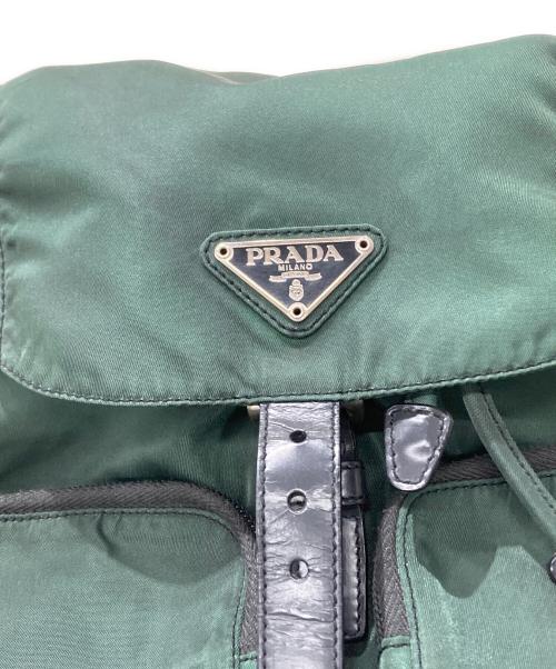PRADA（プラダ）PRADA (プラダ) ナイロンリュック グリーンの古着・服飾アイテム