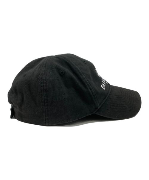 BALENCIAGA（バレンシアガ）BALENCIAGA (バレンシアガ) BB MODE LOGO EMBROIDERY CAP ブラック サイズ:Lの古着・服飾アイテム