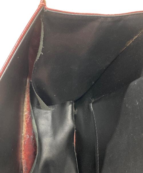 CELINE（セリーヌ）CELINE (セリーヌ) 馬車金具 ショルダーバッグ ボルドーの古着・服飾アイテム