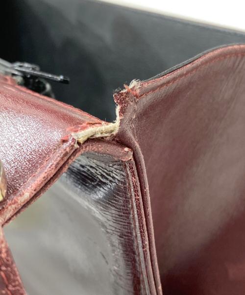 CELINE（セリーヌ）CELINE (セリーヌ) 馬車金具 ショルダーバッグ ボルドーの古着・服飾アイテム