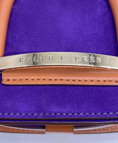 RALPH LAUREN（ラルフローレン）RALPH LAUREN (ラルフローレン) スエードショルダーバッグ パープルの古着・服飾アイテム
