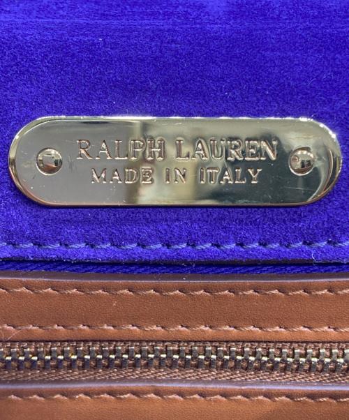 RALPH LAUREN（ラルフローレン）RALPH LAUREN (ラルフローレン) スエードショルダーバッグ パープルの古着・服飾アイテム