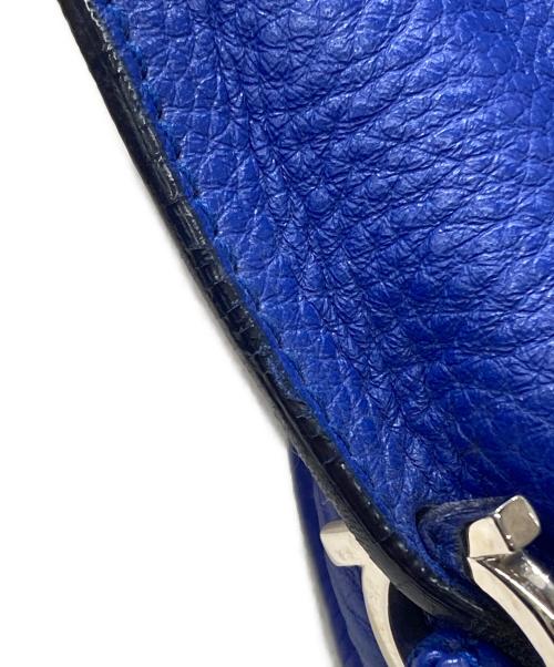 Salvatore Ferragamo（サルヴァトーレ フェラガモ）Salvatore Ferragamo (サルヴァトーレ フェラガモ) ガンチーニ 2WAYバッグ ブルーの古着・服飾アイテム