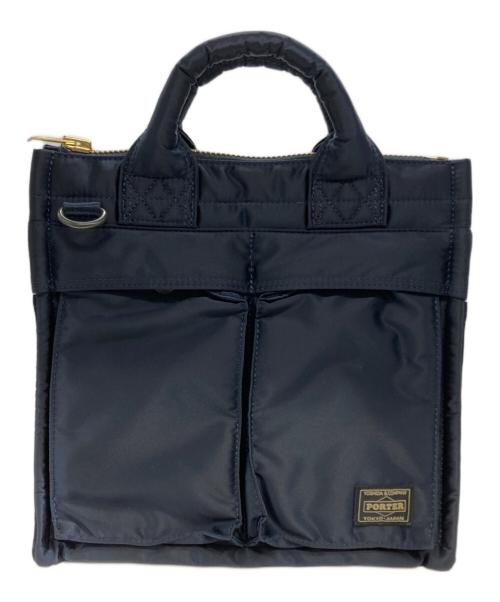 PORTER（ポーター）PORTER (ポーター) SQUARE TOTE BAG アイアンブルーの古着・服飾アイテム