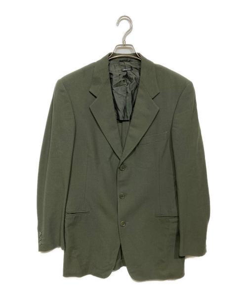 GIORGIO ARMANI（ジョルジオアルマーニ）GIORGIO ARMANI (ジョルジオアルマーニ) テーラードジャケット オリーブ サイズ:48の古着・服飾アイテム