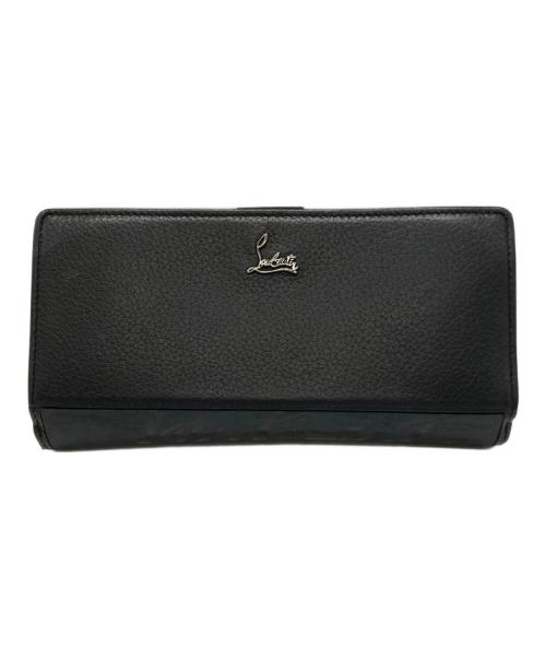 Christian Louboutin（クリスチャン・ルブタン）Christian Louboutin (クリスチャン・ルブタン) PALOMA WALLET（パロマ ウォレット） ブラック×レッド サイズ:　の古着・服飾アイテム