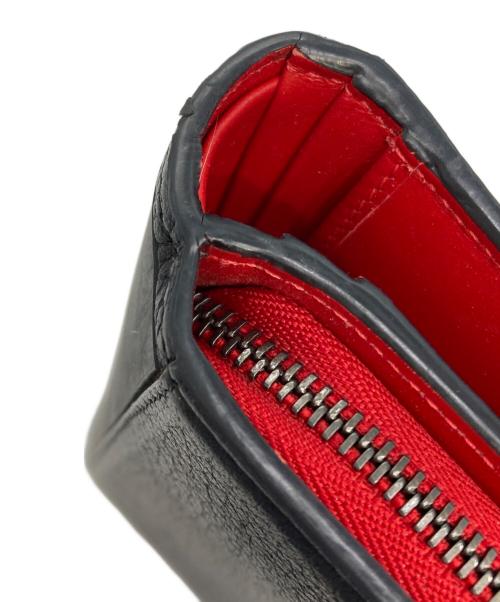 Christian Louboutin（クリスチャン・ルブタン）Christian Louboutin (クリスチャン・ルブタン) PALOMA WALLET（パロマ ウォレット） ブラック×レッド サイズ:　の古着・服飾アイテム