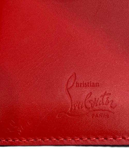 Christian Louboutin（クリスチャン・ルブタン）Christian Louboutin (クリスチャン・ルブタン) PALOMA WALLET（パロマ ウォレット） ブラック×レッド サイズ:　の古着・服飾アイテム