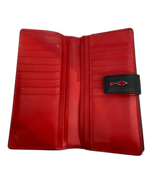 Christian Louboutin（クリスチャン・ルブタン）Christian Louboutin (クリスチャン・ルブタン) PALOMA WALLET（パロマ ウォレット） ブラック×レッド サイズ:　の古着・服飾アイテム
