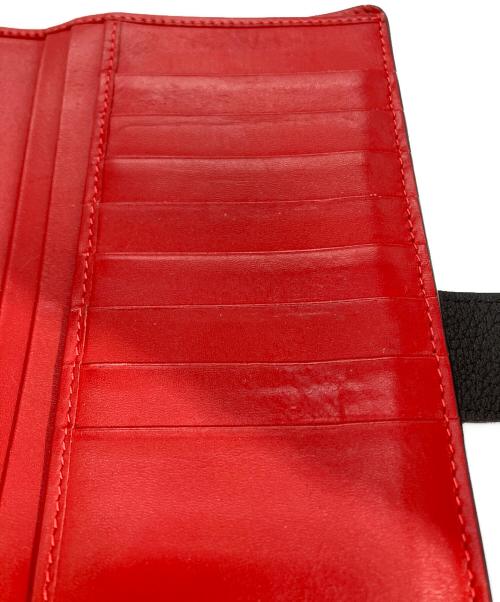 Christian Louboutin（クリスチャン・ルブタン）Christian Louboutin (クリスチャン・ルブタン) PALOMA WALLET（パロマ ウォレット） ブラック×レッド サイズ:　の古着・服飾アイテム
