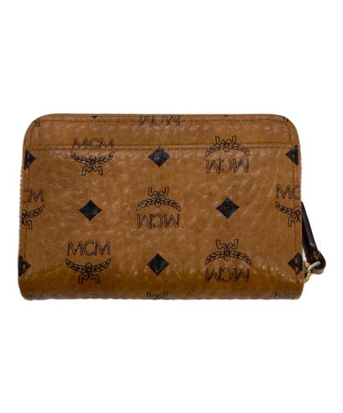 MCM（エムシーエム）MCM (エムシーエム) Aren Zip Around Wallet（アレン ジップ アラウンド ウォレット） ブラウン サイズ:　の古着・服飾アイテム