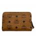 MCM (エムシーエム) Aren Zip Around Wallet（アレン ジップ アラウンド ウォレット） ブラウン サイズ:　：13000円