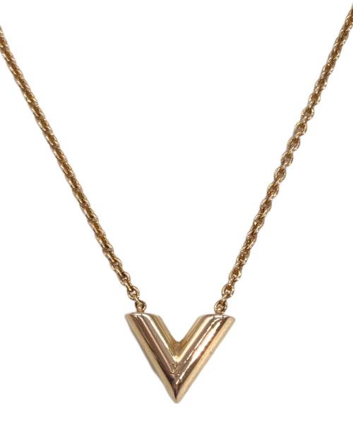 LOUIS VUITTON（ルイ ヴィトン）LOUIS VUITTON (ルイ ヴィトン) コリエ エセンシャル V ネックレス ゴールドの古着・服飾アイテム