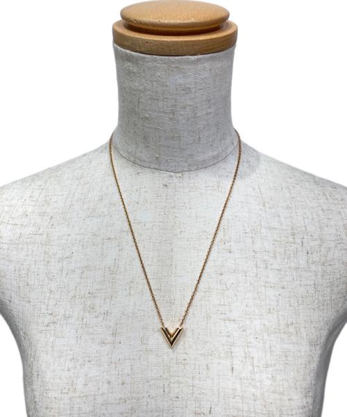 LOUIS VUITTON（ルイ ヴィトン）LOUIS VUITTON (ルイ ヴィトン) コリエ エセンシャル V ネックレス ゴールドの古着・服飾アイテム