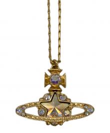 Vivienne Westwood（ヴィヴィアンウエストウッド）の古着「ASTRID スターオーブネックレス（アストリッド スターオーブネックレス）」｜ゴールド