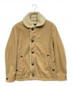 BURBERRY BLACK LABELバーバリーブラックレーベル）の古着「裏ボアコーデュロイジャケット」｜ベージュ