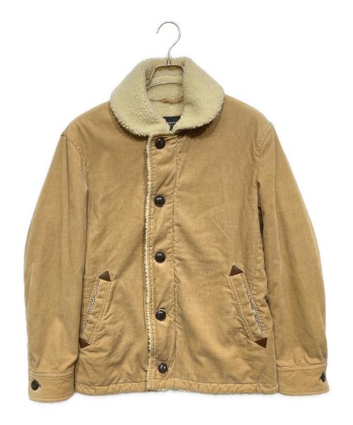 BURBERRY BLACK LABEL（バーバリーブラックレーベル）BURBERRY BLACK LABEL (バーバリーブラックレーベル) 裏ボアコーデュロイジャケット ベージュ サイズ:Lの古着・服飾アイテム