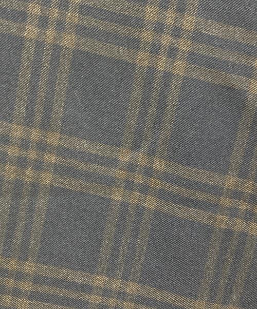 COMME des GARCONS HOMME DEUX（コムデギャルソン オム ドゥ）COMME des GARCONS HOMME DEUX (コムデギャルソン オム ドゥ) チェックジップアップジャケット ネイビー×ブラウン サイズ:Sの古着・服飾アイテム