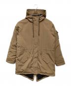 Cape HEIGHTSケープハイツ）の古着「80/20クロス フィッシュテール モッズコート」｜ベージュ