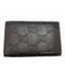 GUCCI (グッチ) グッチシマ6連キーケース ブラウン：15000円