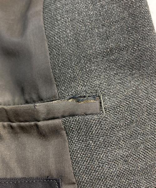 COMME des GARCONS HOMME（コムデギャルソン オム）COMME des GARCONS HOMME (コムデギャルソン オム) 襟切替テーラードジャケット ブラック サイズ:Mの古着・服飾アイテム