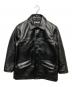 Schott（ショット）の古着「別注 LEATHER CAR COAT」｜ブラック