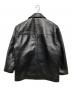 Schott (ショット) 別注 LEATHER CAR COAT ブラック サイズ:M：50000円