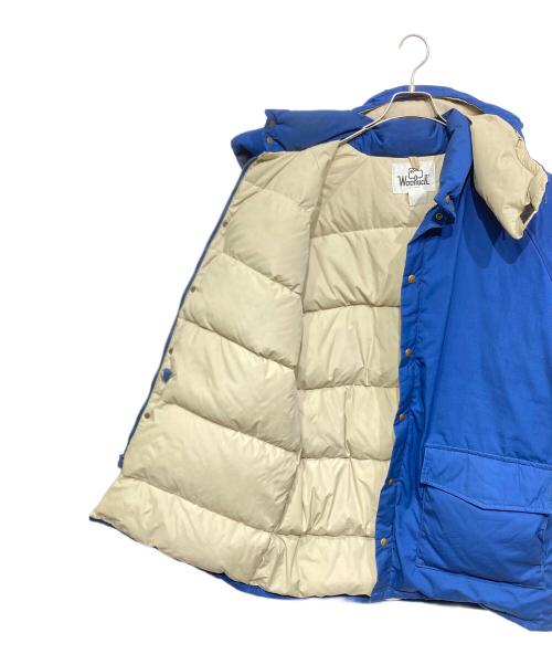 WOOLRICH（ウールリッチ）WOOLRICH (ウールリッチ) フード付きダウンジャケット ブルー サイズ:XLの古着・服飾アイテム