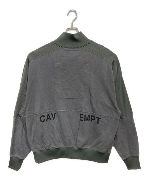 C.E（シーイー）C.E (シーイー) Poly rib zip sweat グレー サイズ:Lの古着・服飾アイテム