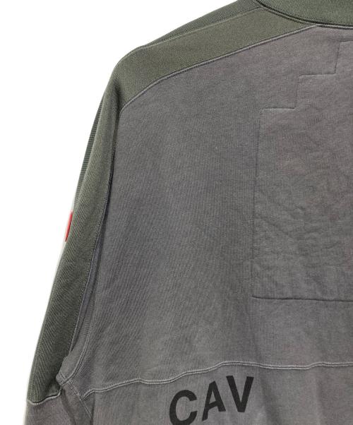 C.E（シーイー）C.E (シーイー) Poly rib zip sweat グレー サイズ:Lの古着・服飾アイテム