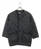 Barbourバブアー）の古着「QUILTED NO COLLAR COAT NYLON」｜ブラック