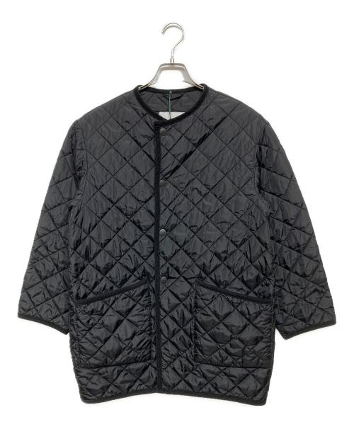 Barbour（バブアー）Barbour (バブアー) QUILTED NO COLLAR COAT NYLON ブラック サイズ:8の古着・服飾アイテム