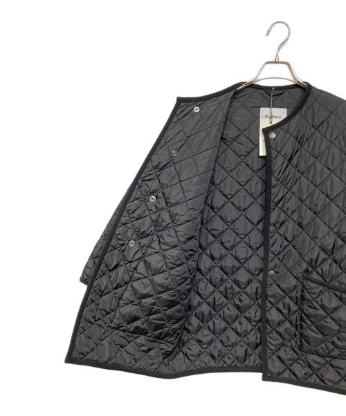 Barbour（バブアー）Barbour (バブアー) QUILTED NO COLLAR COAT NYLON ブラック サイズ:8の古着・服飾アイテム