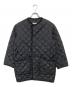 Barbour（バブアー）の古着「QUILTED NO COLLAR COAT NYLON」｜ブラック
