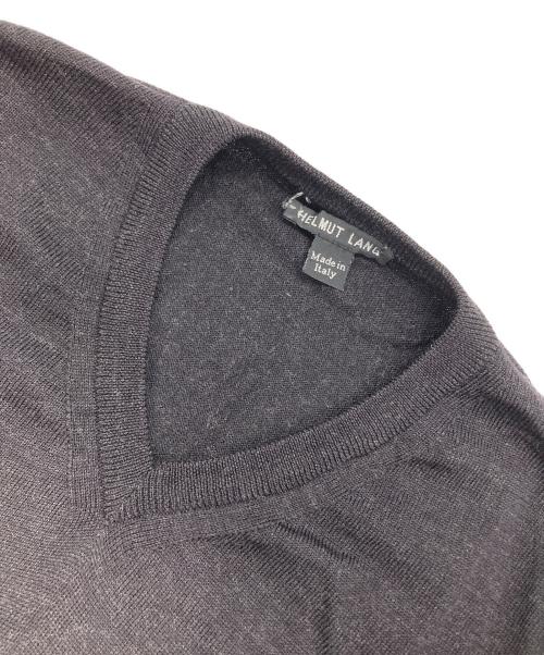 HELMUT LANG（ヘルムートラング）HELMUT LANG (ヘルムートラング) Vネックニット ブラック サイズ:XSの古着・服飾アイテム