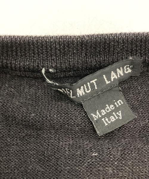 HELMUT LANG（ヘルムートラング）HELMUT LANG (ヘルムートラング) Vネックニット ブラック サイズ:XSの古着・服飾アイテム