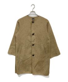ORCIVAL（オーシバル）の古着「レディース ウールリバーコート」｜ブラウン