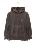 Champion REVERSE WEAVEチャンピオン リバース ウィーブ）の古着「プルオーバーパーカー」｜ブラック