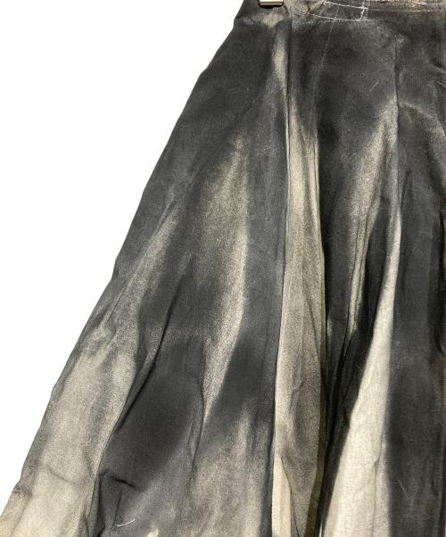 EVADE HOUSE（エヴェイド・ハウス）EVADE HOUSE (エヴェイド・ハウス) PAPER SKIRT グレー×ホワイト サイズ:Sの古着・服飾アイテム