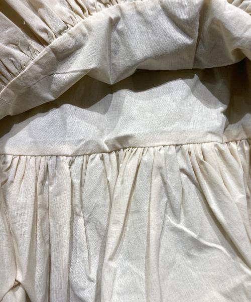 EVADE HOUSE（エヴェイド・ハウス）EVADE HOUSE (エヴェイド・ハウス) PAPER SKIRT グレー×ホワイト サイズ:Sの古着・服飾アイテム
