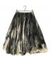EVADE HOUSE (エヴェイド・ハウス) PAPER SKIRT グレー×ホワイト サイズ:S：14000円