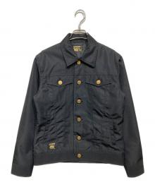 VANSON（バンソン）の古着「ナイロントラッカージャケット」｜ブラック