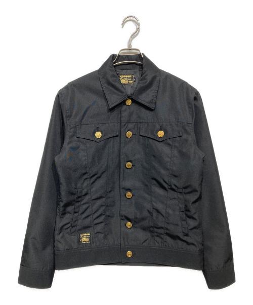 VANSON（バンソン）VANSON (バンソン) ナイロントラッカージャケット ブラック サイズ:Sの古着・服飾アイテム