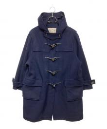 MONTGOMERY（モンゴメリー）の古着「140's ウールパイルメルトン ダッフルコート」｜ネイビー