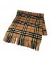 Burberry's (バーバリーズ) ノバチェックカシミヤマフラー ベージュ：8000円