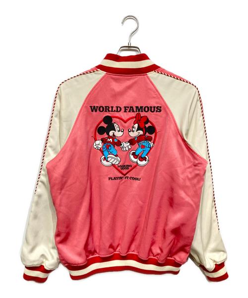 DISNEY（ディズニー）DISNEY (ディズニー) moussy (マウジー) MD MM MATCHING OUTFITS ジャケット ピンク サイズ:Freeの古着・服飾アイテム