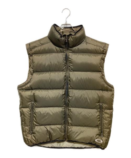 OAKLEY（オークリー）OAKLEY (オークリー) ダウンベスト オリーブ サイズ:Lの古着・服飾アイテム
