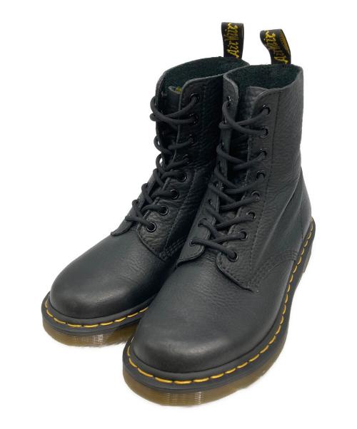 Dr.Martens（ドクターマーチン）Dr.Martens (ドクターマーチン) PASCAL VIRGINIA 8 ホールブーツ（パスカル バージニア 8 ホールブーツ） ブラック サイズ:UK6の古着・服飾アイテム