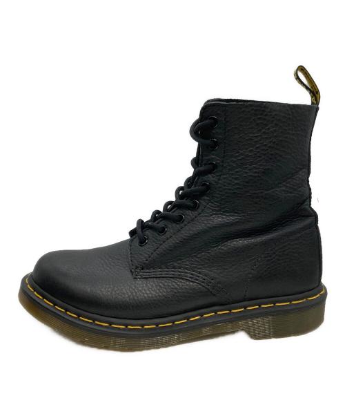 Dr.Martens（ドクターマーチン）Dr.Martens (ドクターマーチン) PASCAL VIRGINIA 8 ホールブーツ（パスカル バージニア 8 ホールブーツ） ブラック サイズ:UK6の古着・服飾アイテム