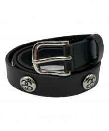 stussy（ステューシー）の古着「SS Link Studded Belt（エスエス リンク スタッディド ベルト）」｜ブラック